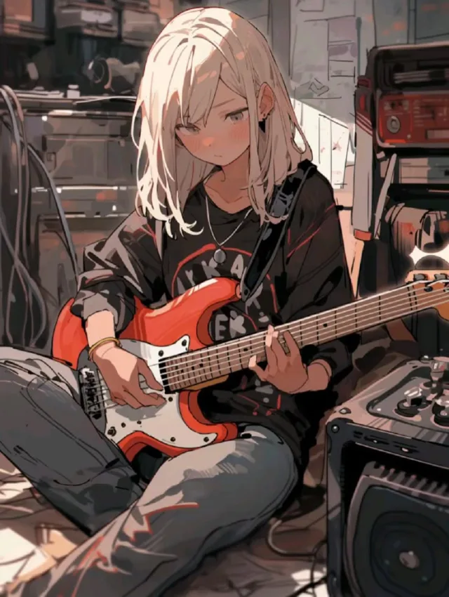 Мелкая с Гитарой